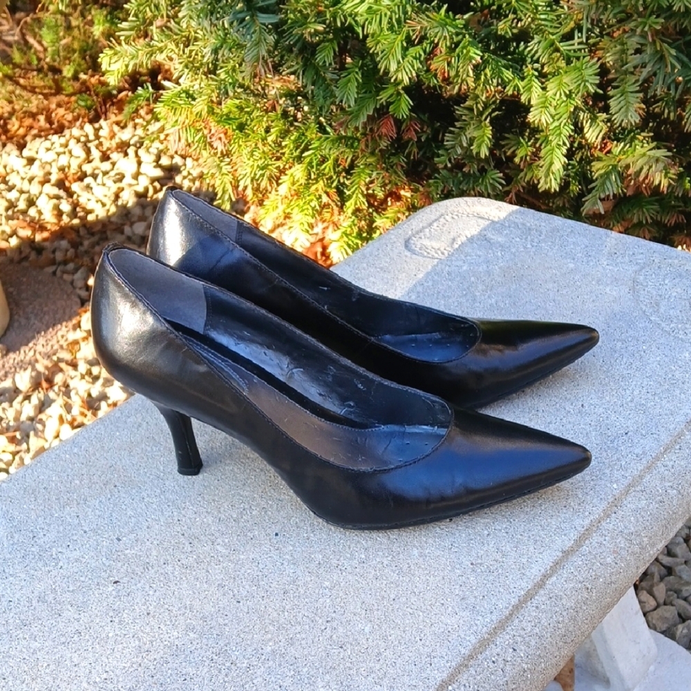 Alfani Women's Step 'N Flex Pumps   Elegant Black Women's Heels Size 9